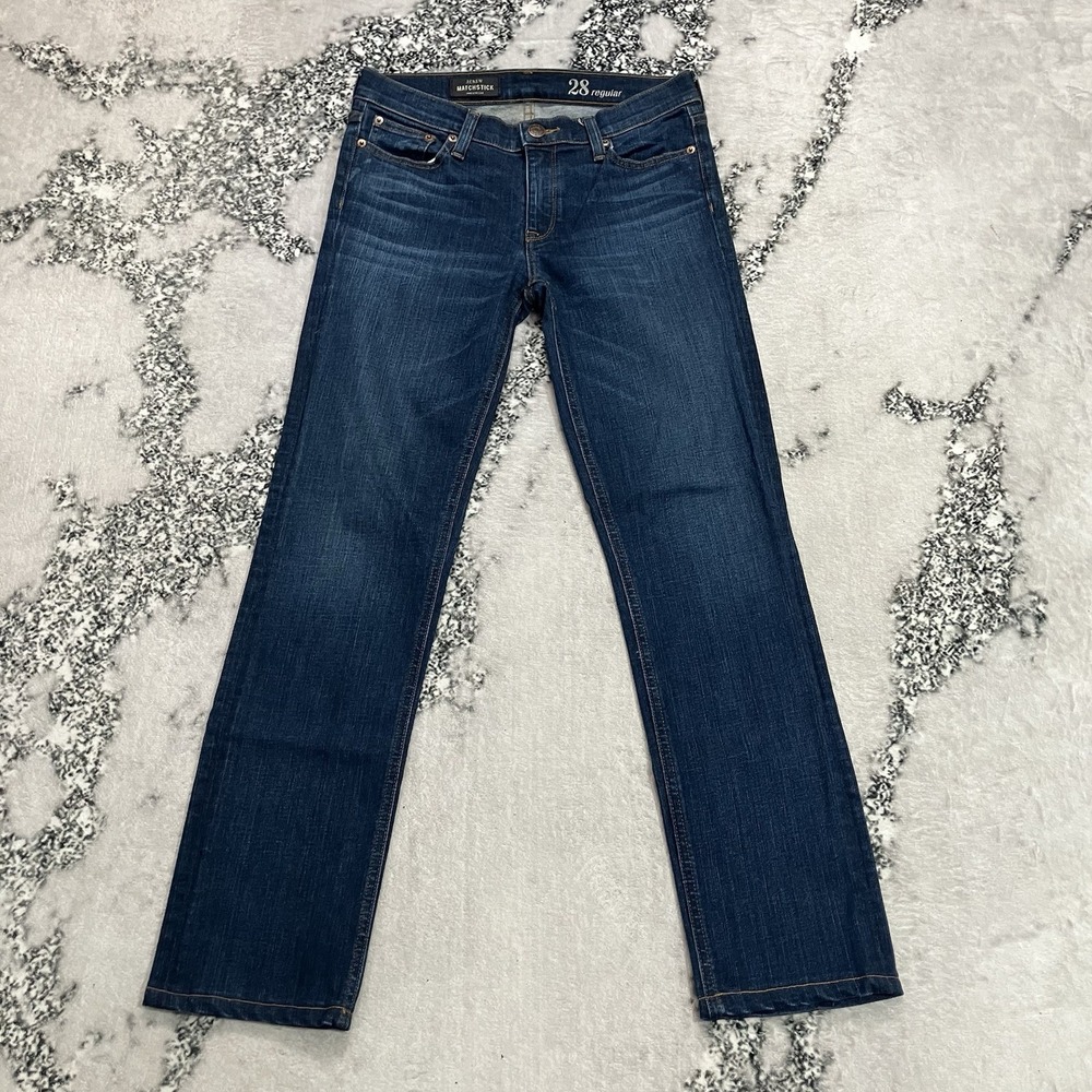 J.Crew Matchstick Womens Size 28 Regular Dark Wash Skinny Jeans Denim